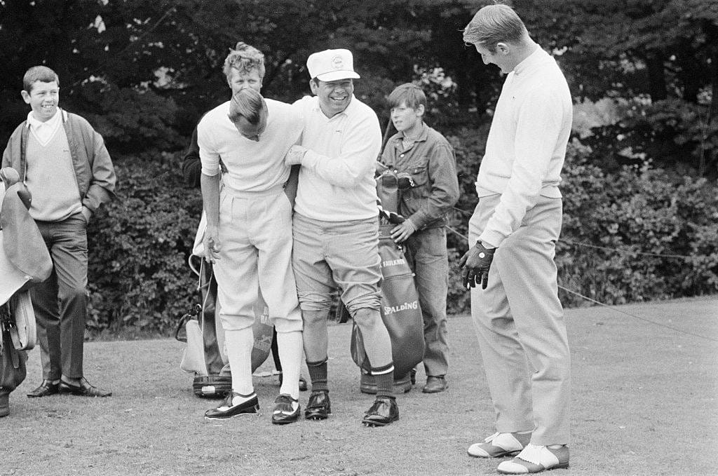 Lee Trevino raises a laugh at The Open in 1969